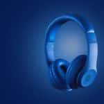 Headphones azuis