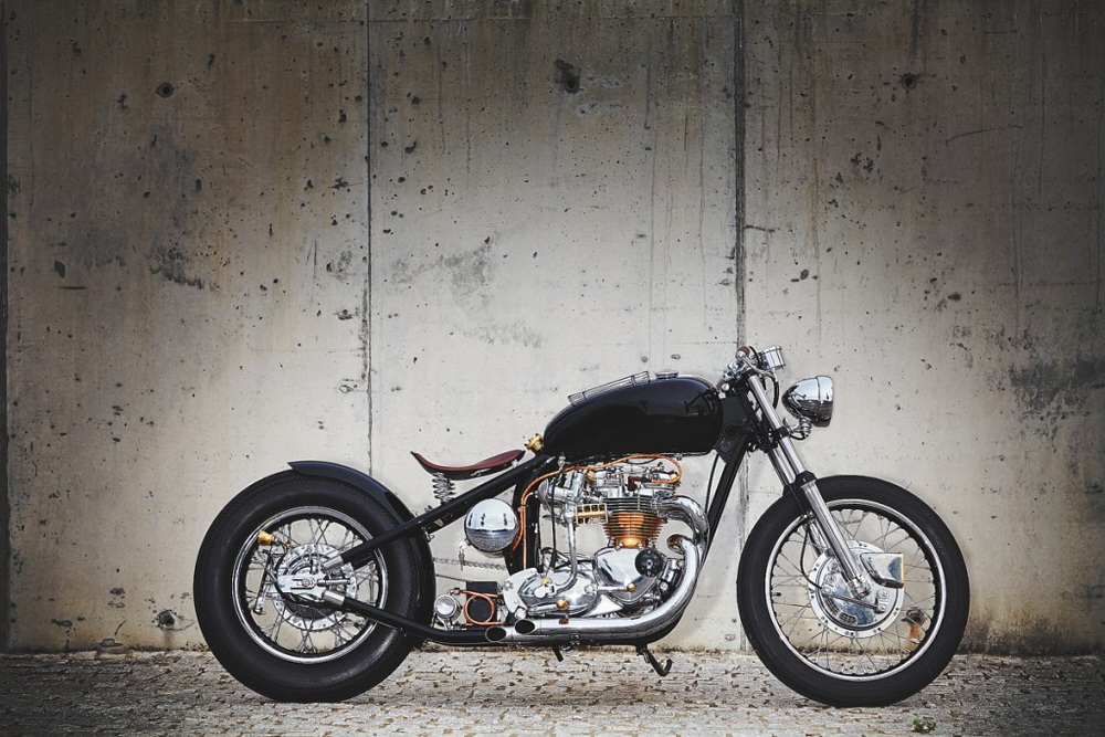 Custom Bike T120R-Bobber Elvira por Rui Bandeira Fotografia