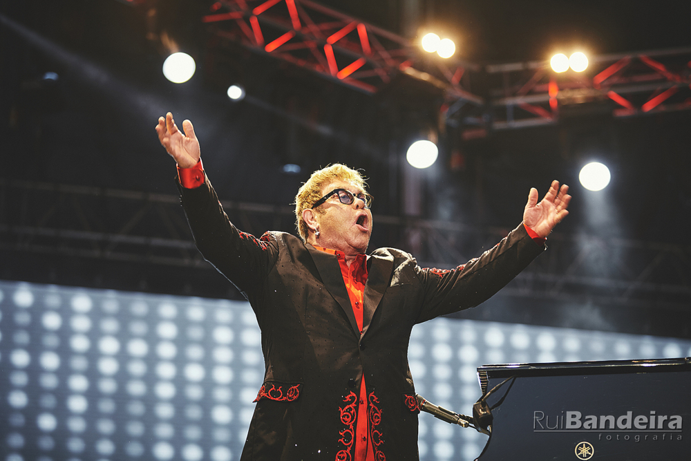 Elton John no MEO Mares Vivas 2016 por Rui Bandeira Fotografia