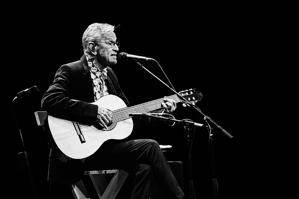 fotografia de concerto para o Caetano Veloso no coliseu de lisboa. concert photography