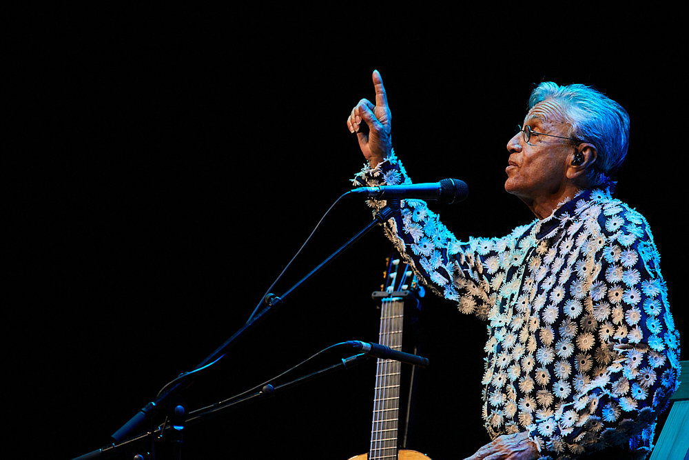 fotografia de concerto para o Caetano Veloso no coliseu do Porto. concert photography