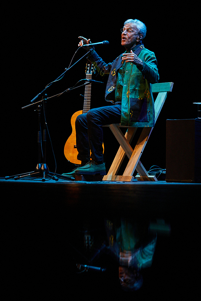 fotografia de concerto para o Caetano Veloso no coliseu do Porto. concert photography