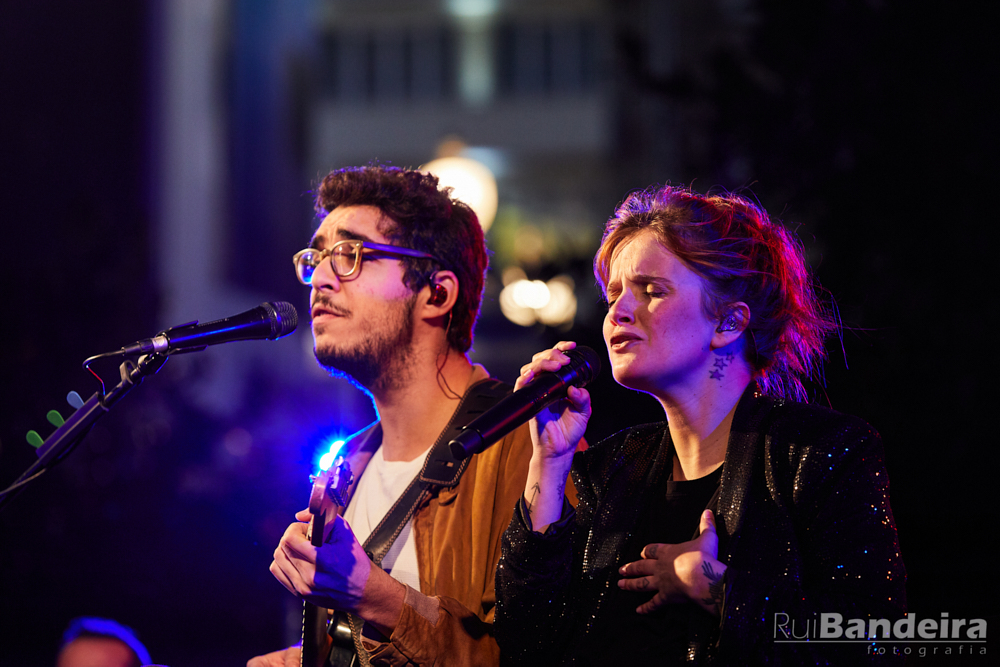 Fotografia de concerto, Caroina Deslandes na AV dos Aliados Porto