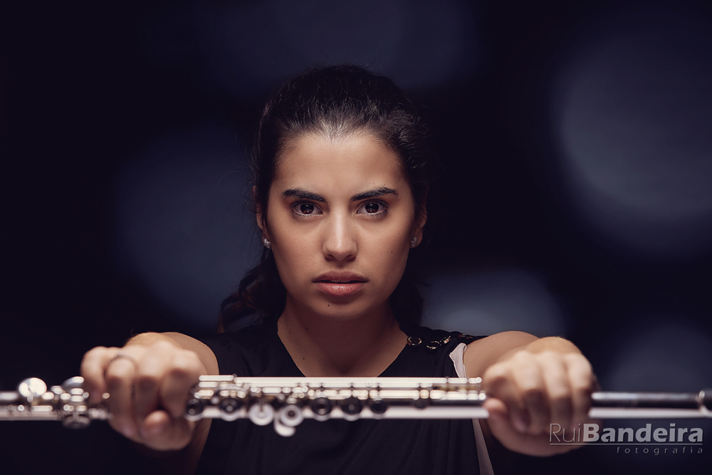 Retrato de artista Ana Ferraz flautista Artist portrit