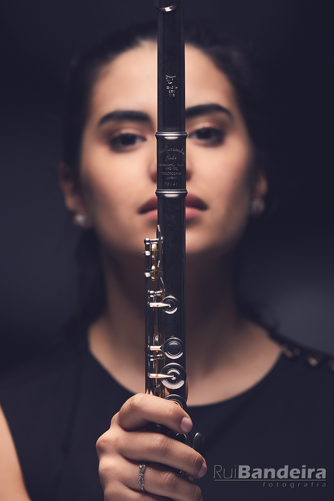Retrato de artista Ana Ferraz flautista Artist portrit