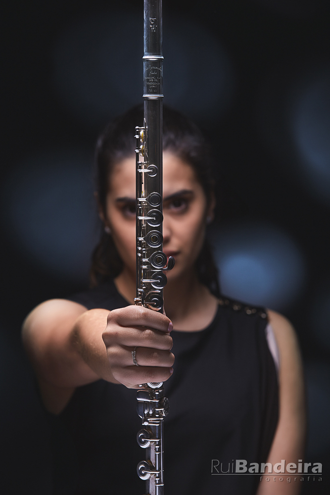 Retrato de artista Ana Ferraz flautista Artist portrit