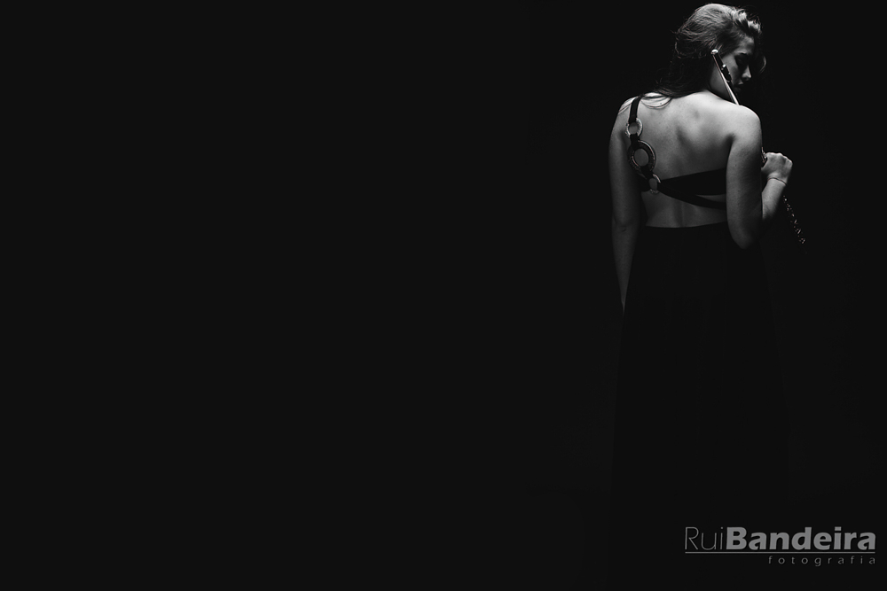 Retrato de artista Ana Ferraz flautista Artist portrit