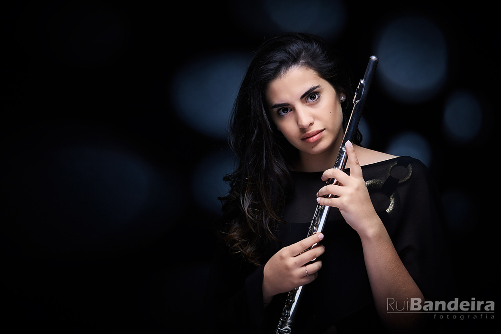 Retrato de artista Ana Ferraz flautista Artist portrit