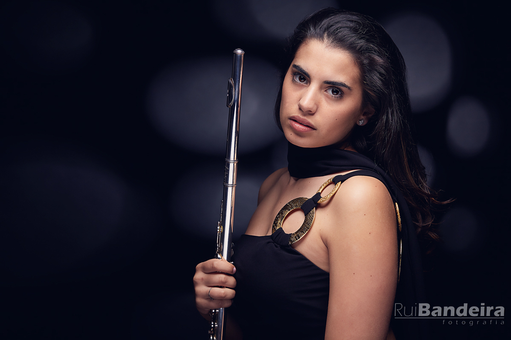 Retrato de artista Ana Ferraz flautista Artist portrit