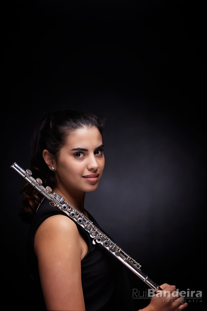 Retrato de artista Ana Ferraz flautista Artist portrit