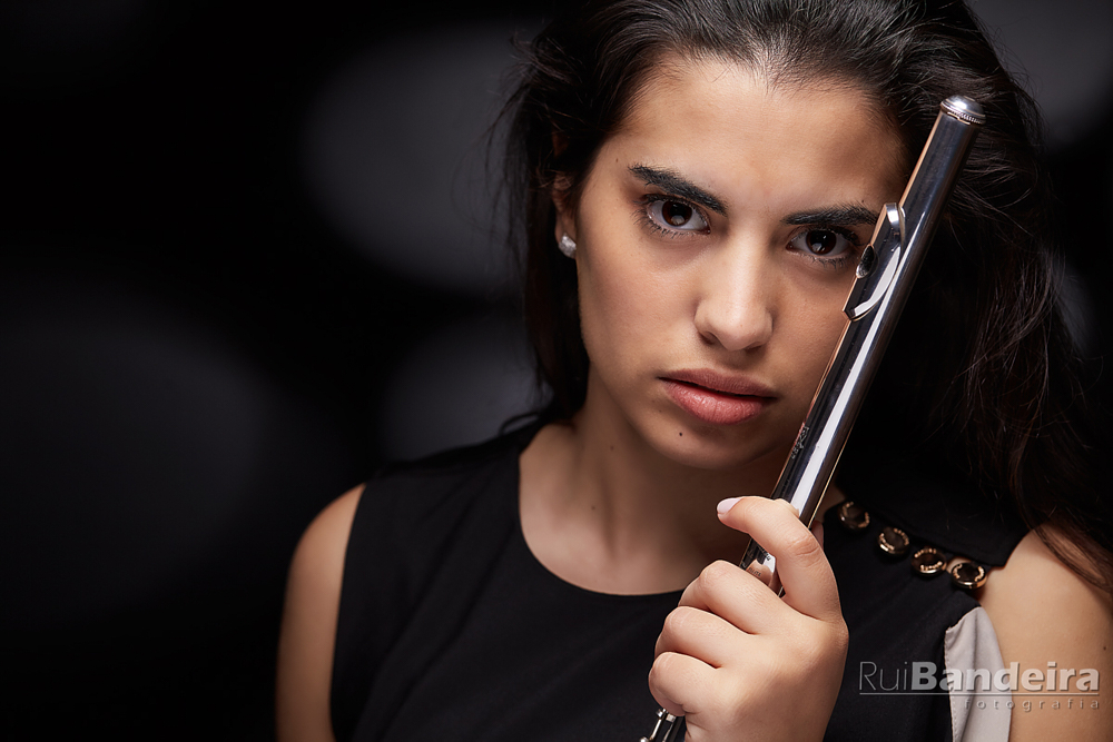 Retrato de artista Ana Ferraz flautista Artist portrit
