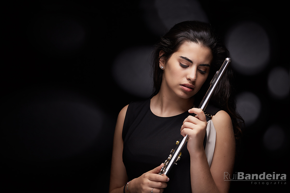 Retrato de artista Ana Ferraz flautista Artist portrit