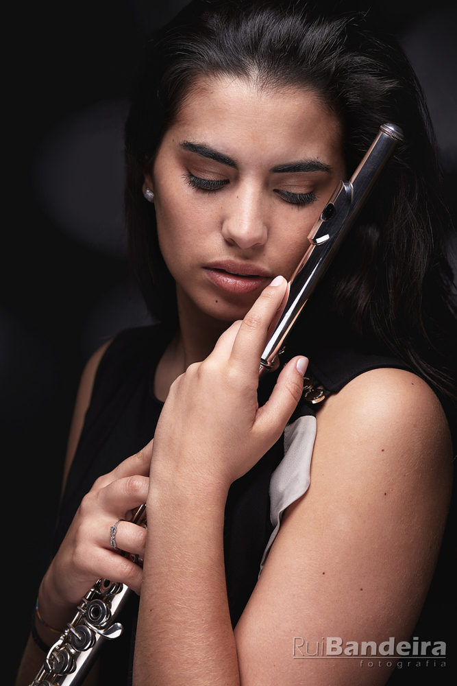 Retrato de artista Ana Ferraz flautista Artist portrit