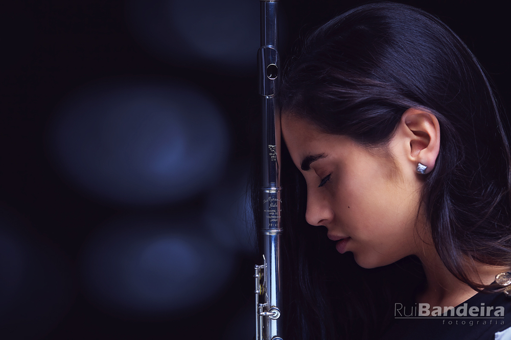 Retrato de artista Ana Ferraz flautista Artist portrit