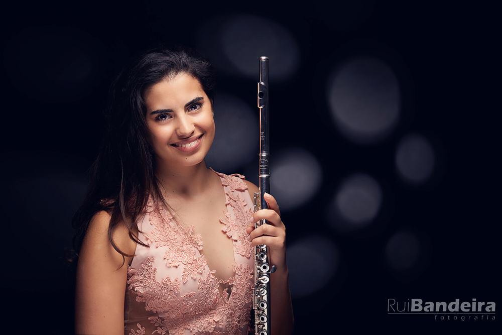 Retrato de artista Ana Ferraz flautista Artist portrit