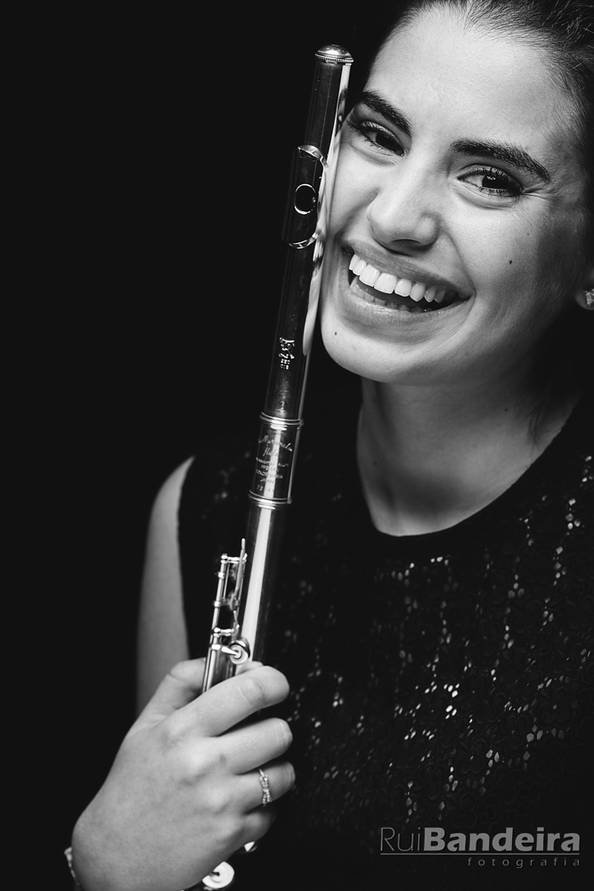 Retrato de artista Ana Ferraz flautista Artist portrit