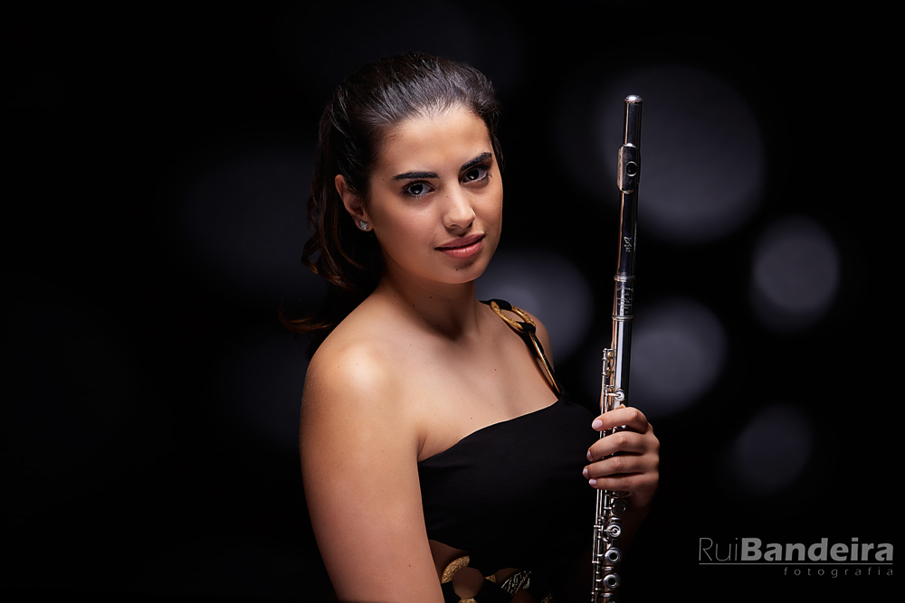 Retrato de artista Ana Ferraz flautista Artist portrit