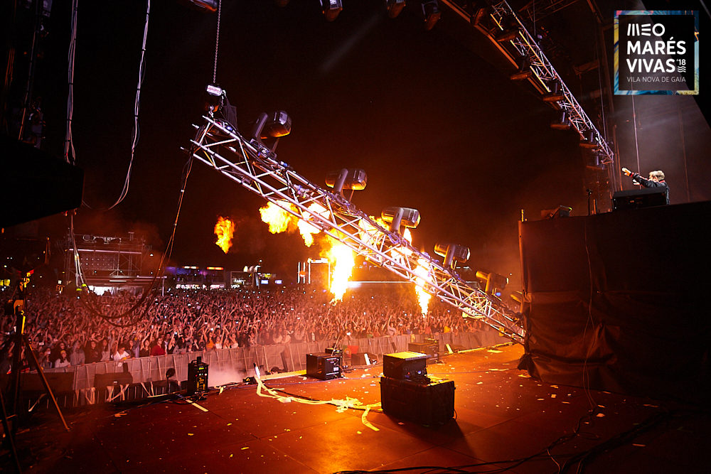 fotografia de concerto no MEO Mares Vivas 2018 por Rui Bandeira Fotografia. Concert photography