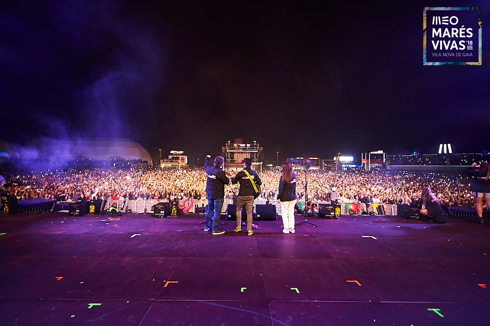 fotografia de concerto no MEO Mares Vivas 2018 por Rui Bandeira Fotografia. Concert photography