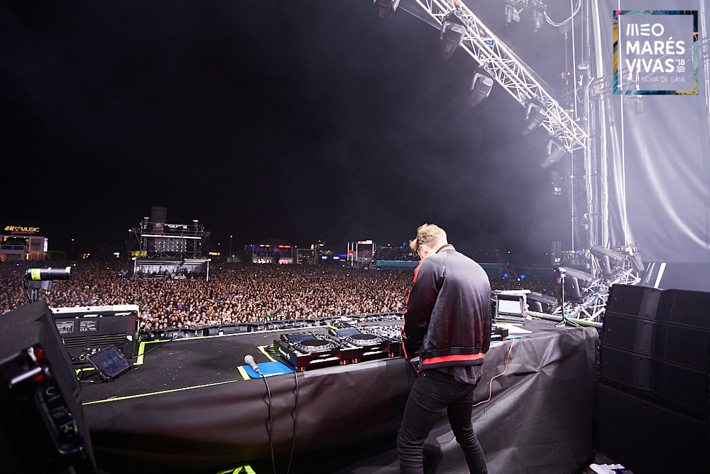 fotografia de concerto no MEO Mares Vivas 2018 por Rui Bandeira Fotografia. Concert photography