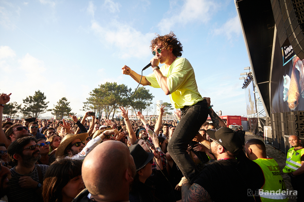 Fotografia de concerto no Festival MEO Mares Vivas por Rui Bandeira Fotografia. Concert photography