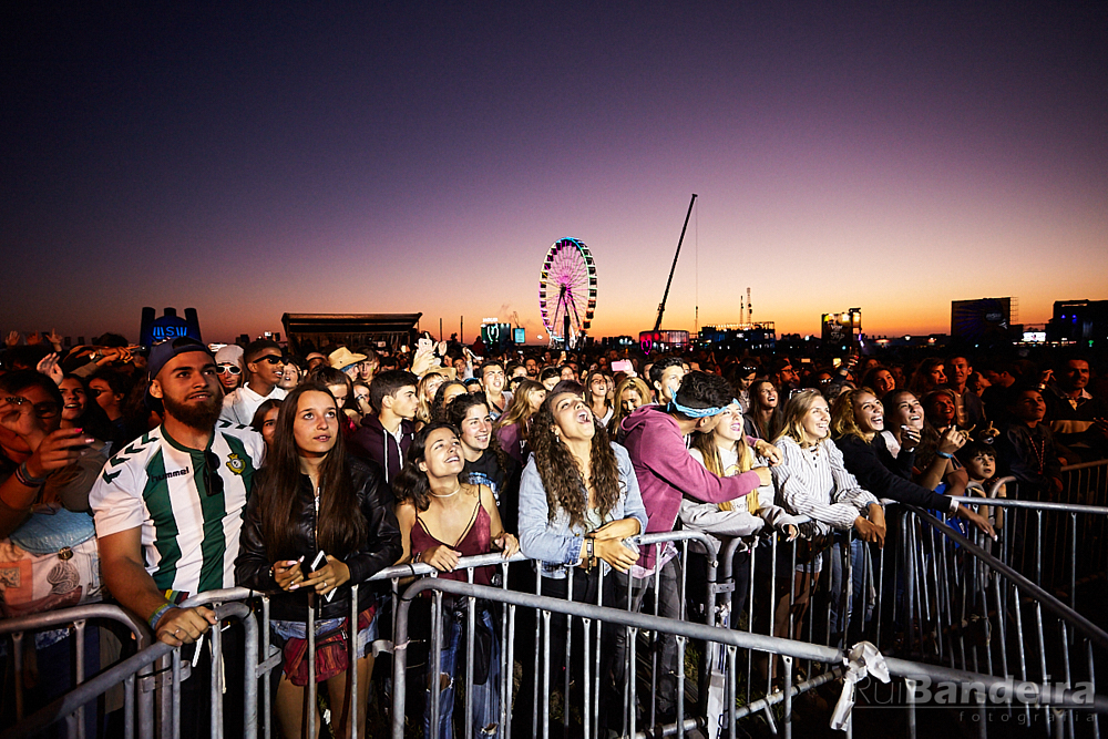 Fotografia de concerto do Festival MEOSW 2017 por Rui Bandeira Fotografia. Concert photography