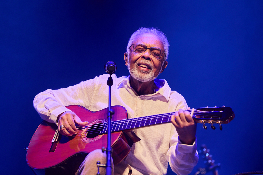 Fotografia de concerto no concerto do Gilberto Gil no coliseu do Porto