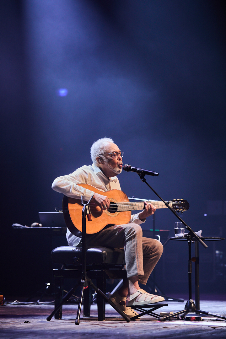 Fotografia de concerto no concerto do Gilberto Gil no coliseu do Porto