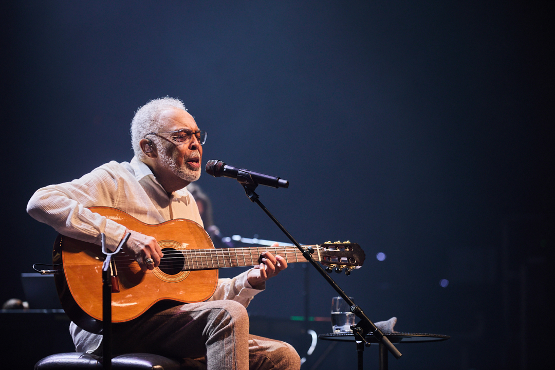 Fotografia de concerto no concerto do Gilberto Gil no coliseu do Porto
