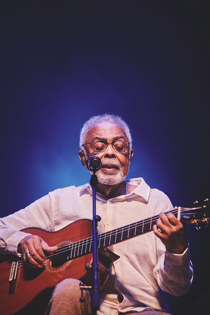 Fotografia de concerto no concerto do Gilberto Gil no coliseu do Porto