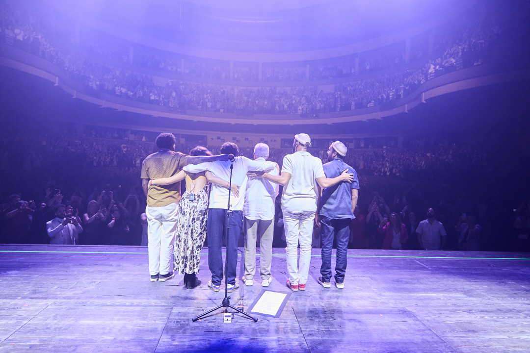 Fotografia de concerto no concerto do Gilberto Gil no coliseu do Porto